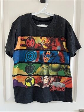 Marvel Black Kids Tee